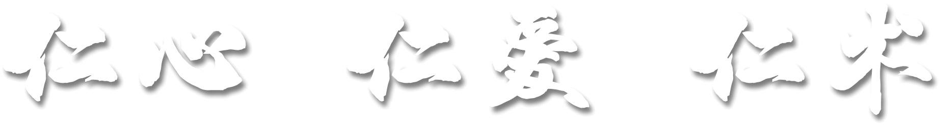仁心 仁爱 仁术
